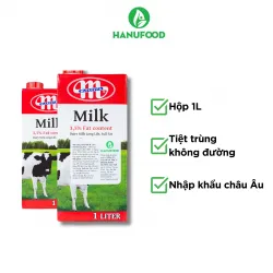 Sữa tươi tiệt trùng MLEKOVITA_3,5% Fett _1lít - Ba Lan