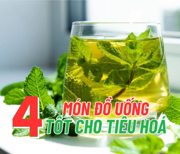 Các món đồ uống tốt cho tiêu hoá sau khi ăn tối